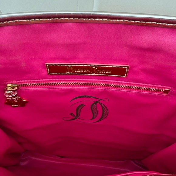 Draper James Metallic Gold "Totes Y'all" Owen Tote Bag Purse - Picture 12 of 17